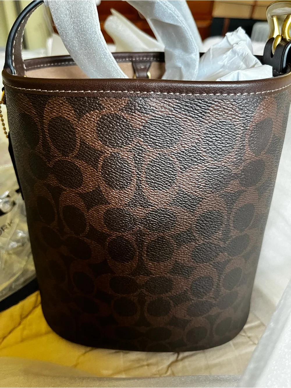 Coach bucket silhouette